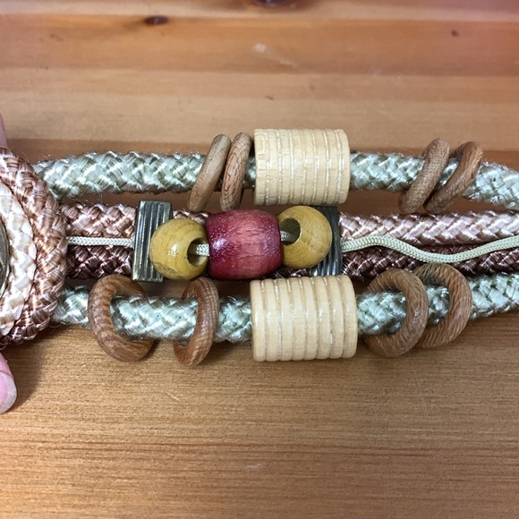 Handmade Unique Waist-belt Boho Western, 29” Earth Tones - Picture 8 of 9